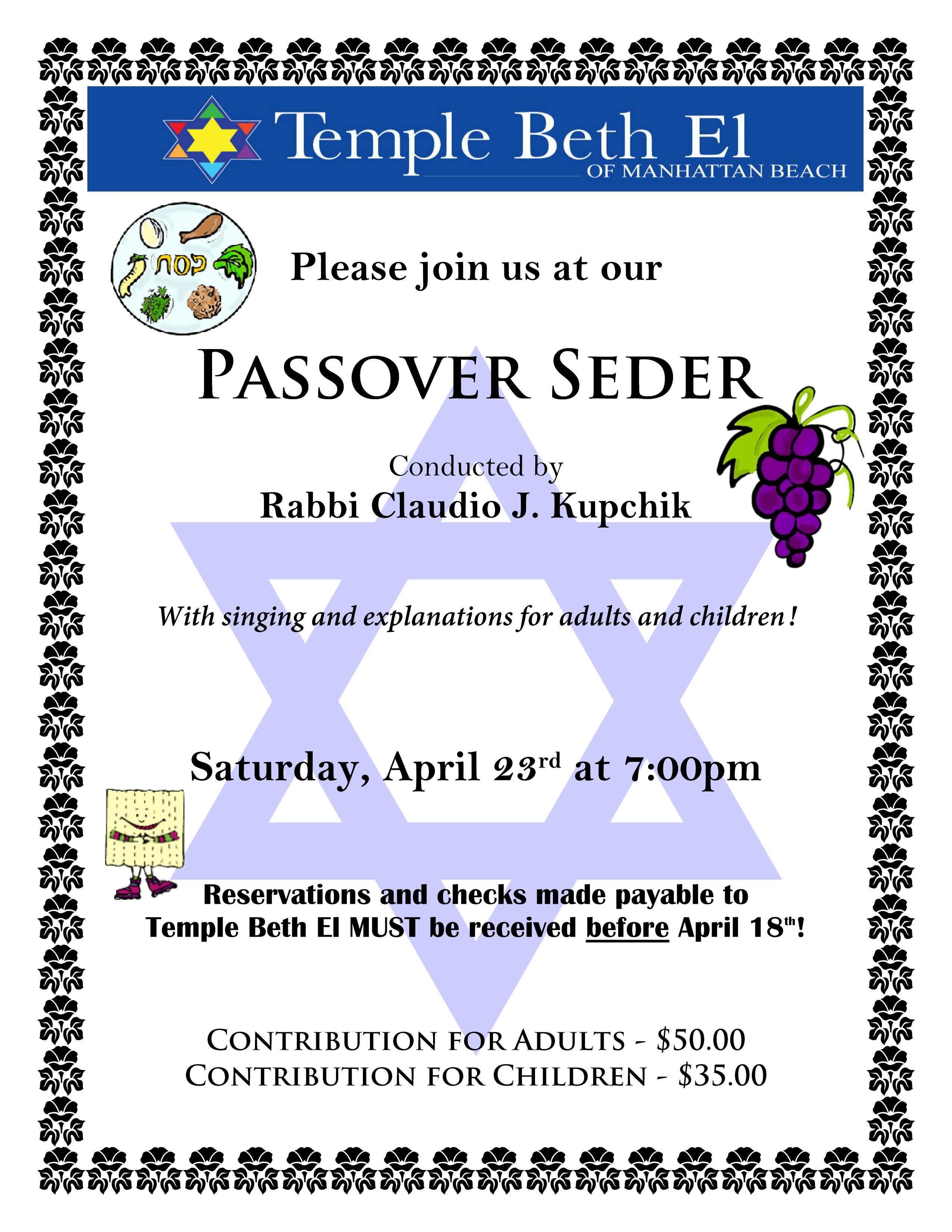 Seder Event Program Samples Avoid 40 Years In The Desert With This Brooklyn Community Seder Guide ...